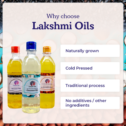 Wood Pressed Coconut Oil (500ml)