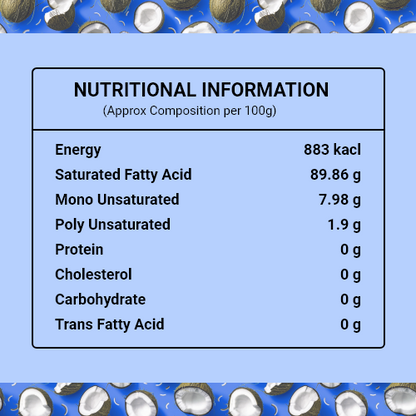 Wood Pressed Coconut Oil (500ml)